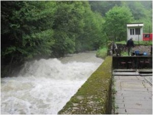 Potok za vrijeme velikih kiša-poplave